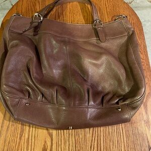 Furla Rich Brown Leather Tote